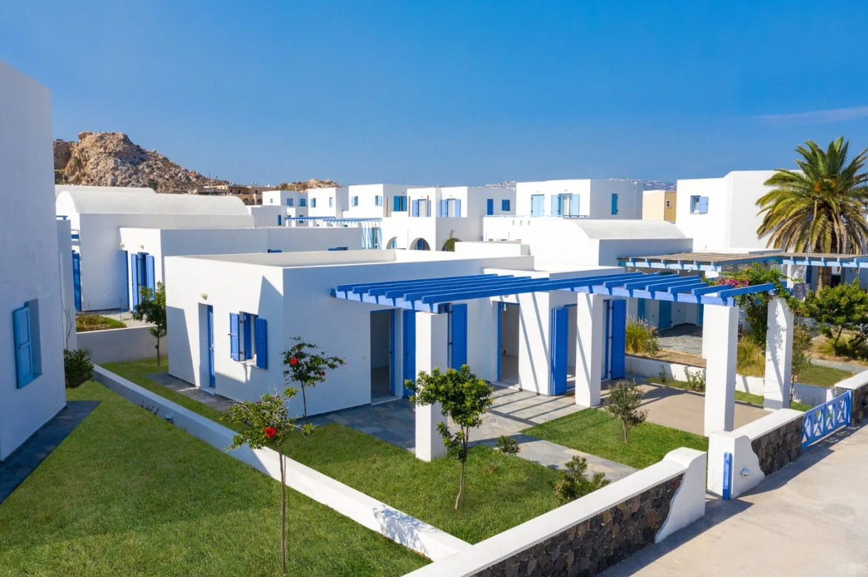 Blue Shutters and Black Sand, Santorini — Santorini, Greece & Cyprus — photo 1