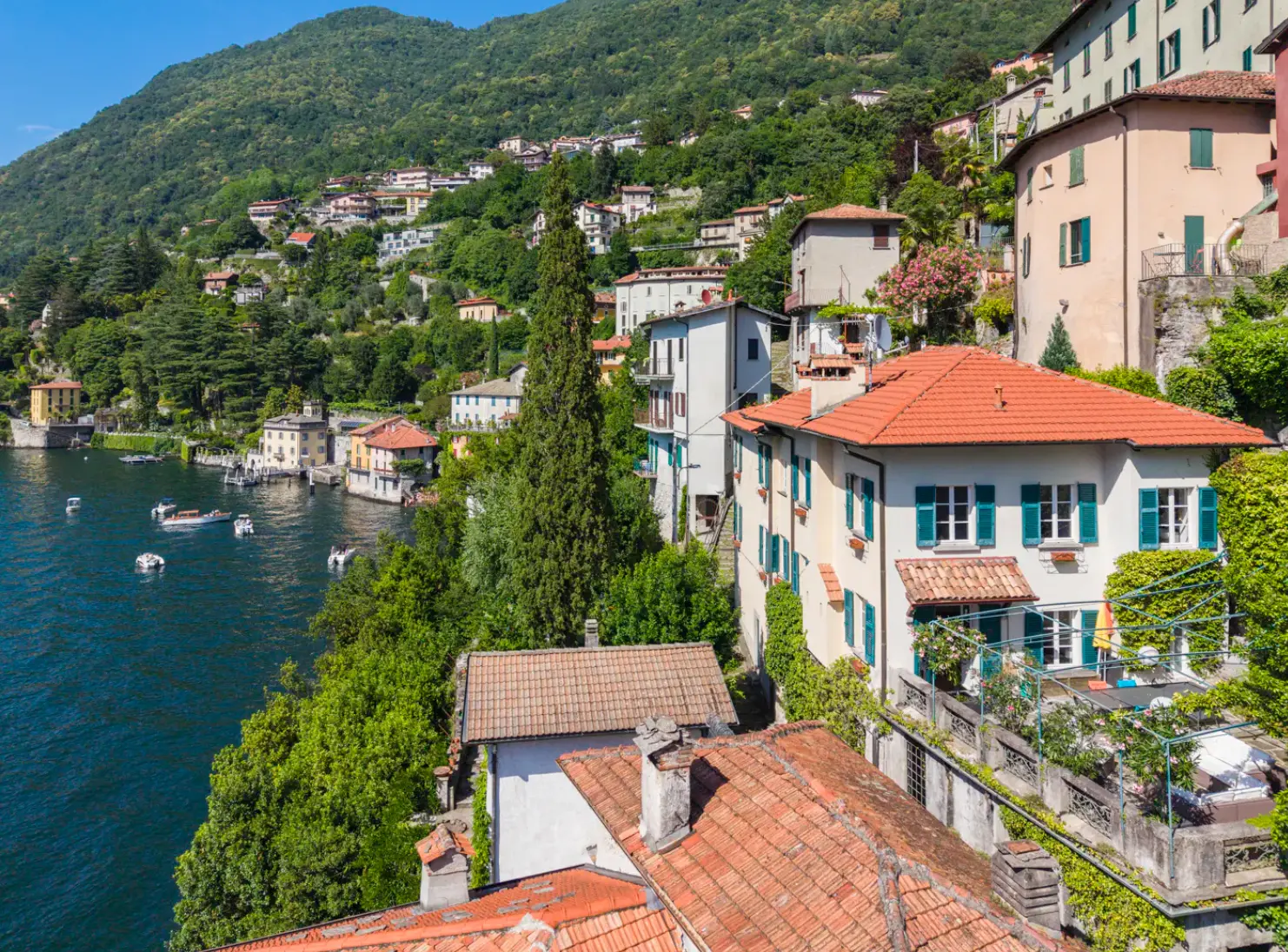 Rock Face Villa, Nesso — Lake Como, Italy
