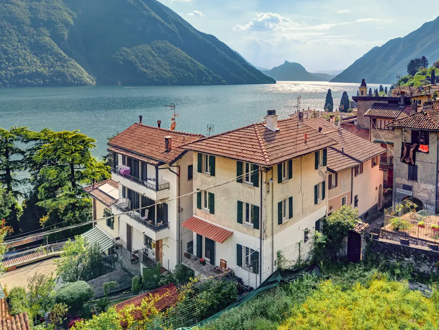 Tyrolean Stove House, Cressogno — Lake Lugano, Italy