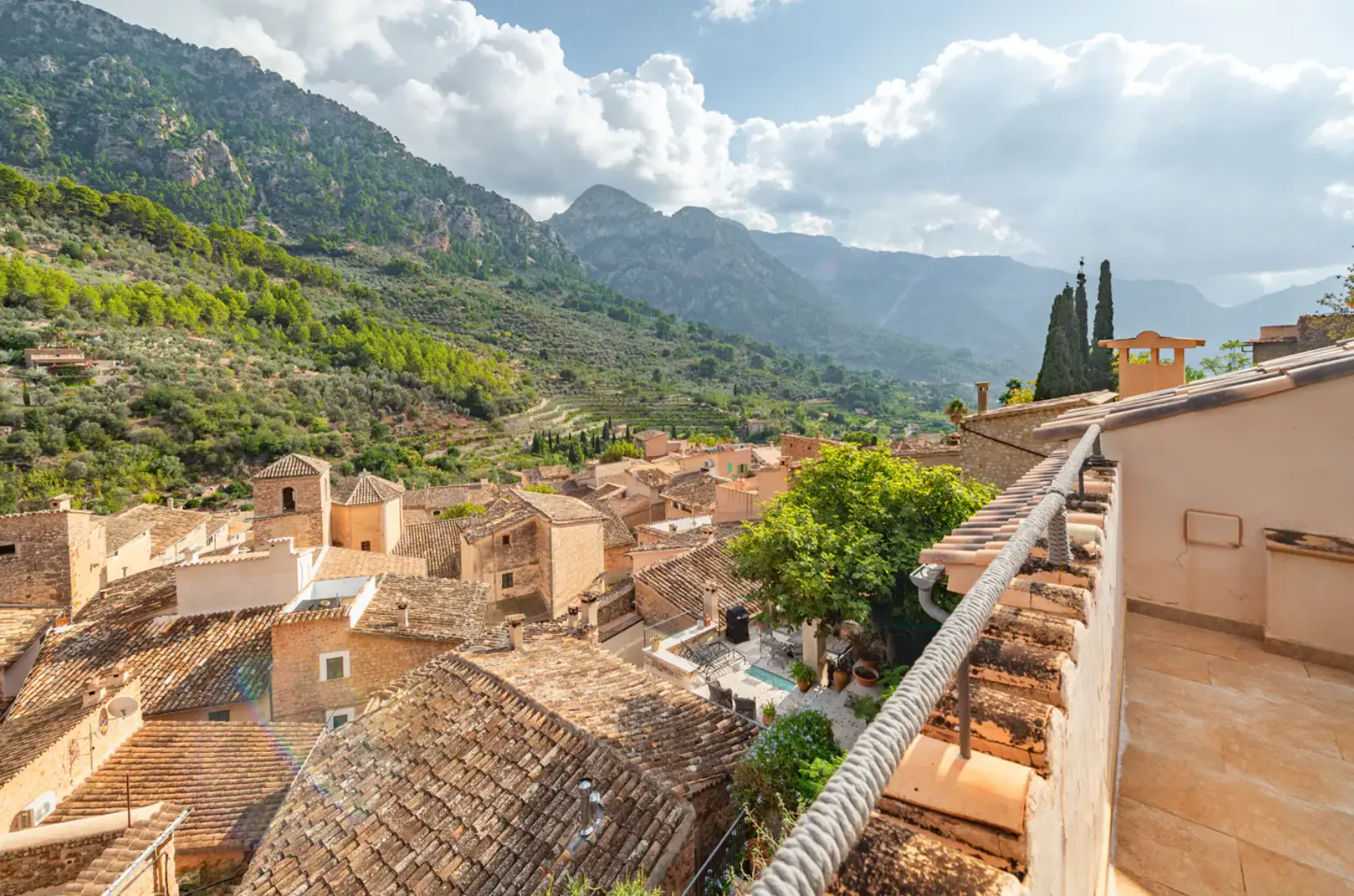 A Rooftop in Fornalutx — Mallorca, Spain — photo 1