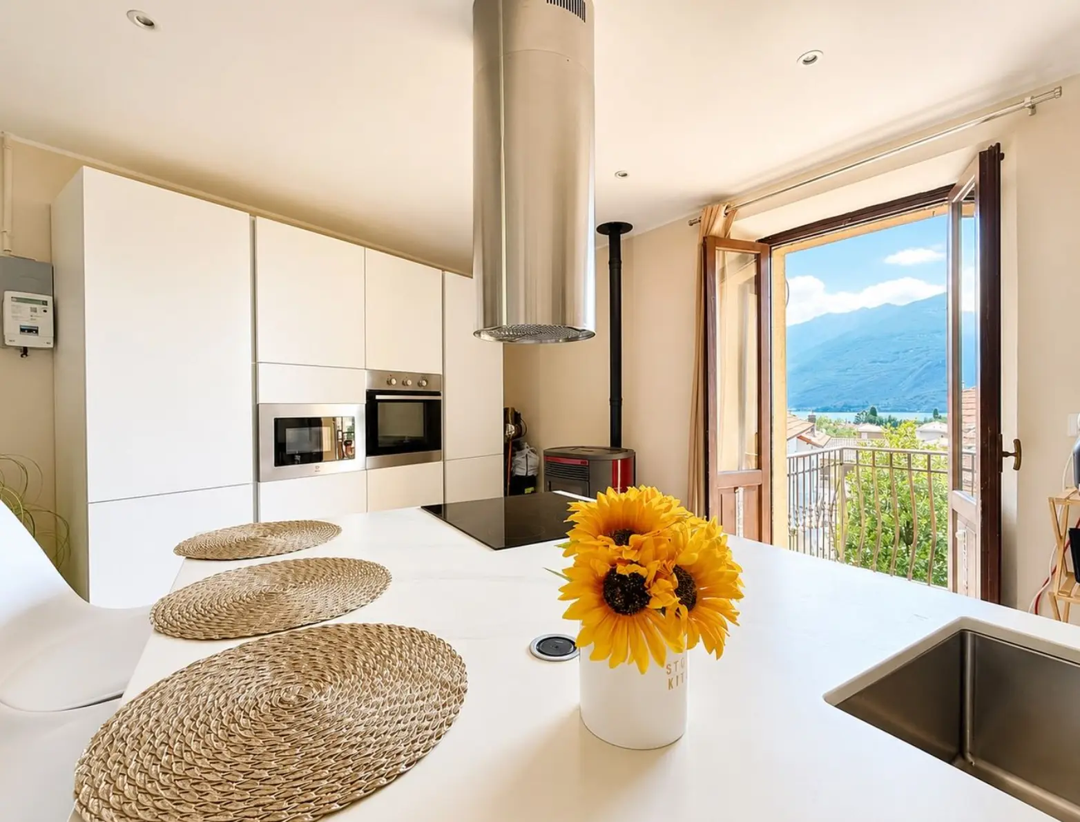 A Balcony over Gravedona, Lake Como — Lake Como, Italy — photo 1