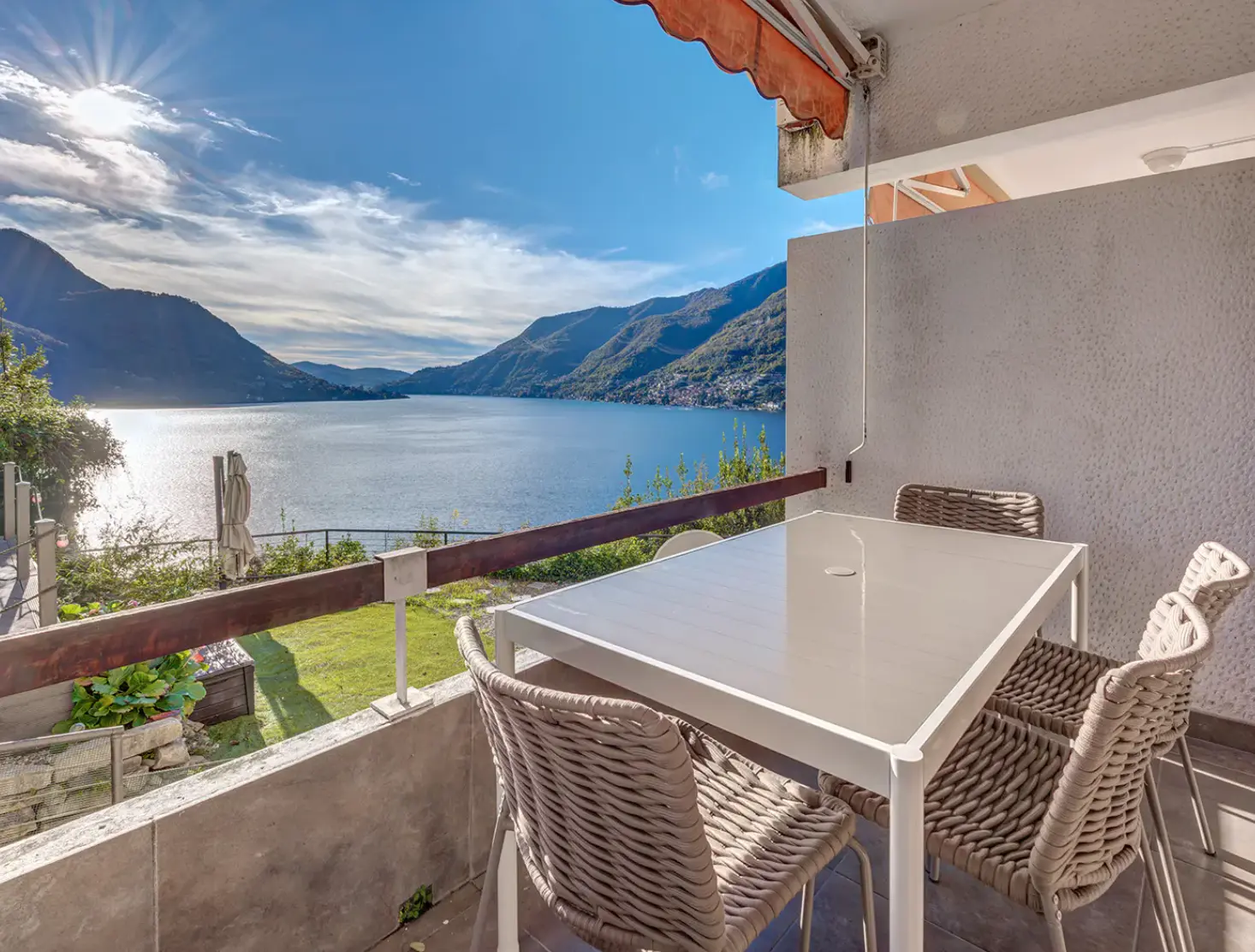 Panoramic Balcony Studio, Pognana Lario — Lake Como, Italy